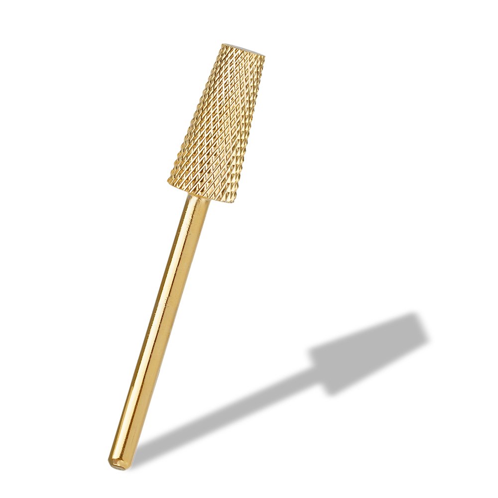Professional Large Tapered Barrel Bits Safety Bottom Nail Polish Tool More Polishing Area Tungsten Carbide Nail Drill Bit