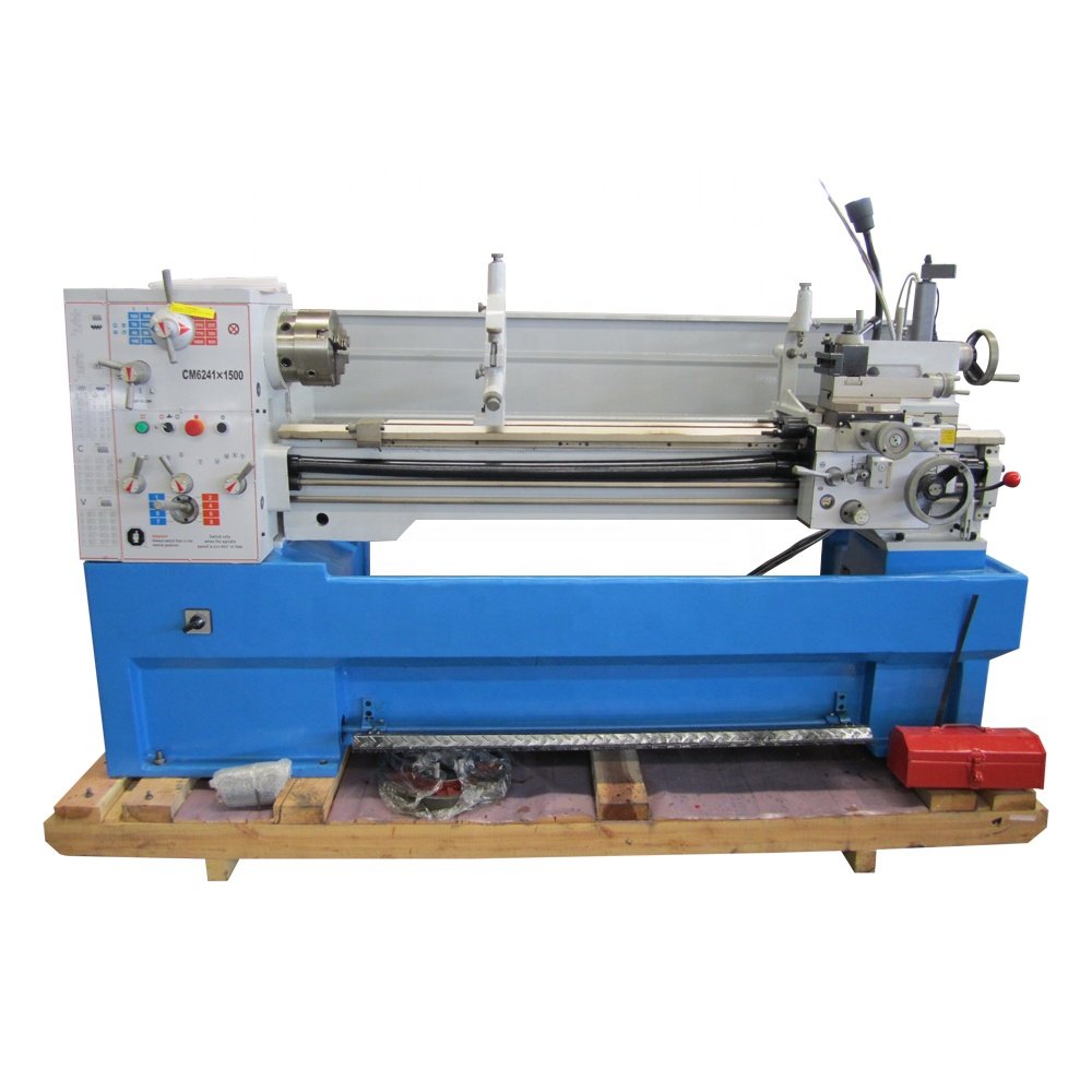 CM6241 high-quality engine lathe 52mm spindle bore manual lathe machine for metal