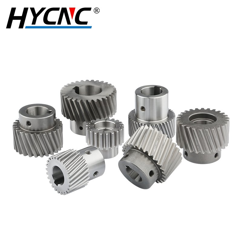 1.25 Mod 1.5 Mod 2 Mod Left Hand Helical Gear 20 25 30 40 Tooth Motor Rack And Pinion Drive System For CNC Router Engraving