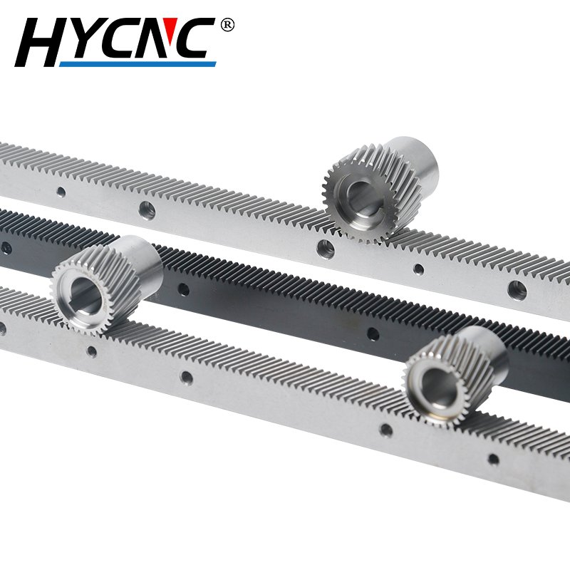 1.25 Mod 1.5 Mod 2 Mod Left Hand Helical Gear 20 25 30 40 Tooth Motor Rack And Pinion Drive System For CNC Router Engraving