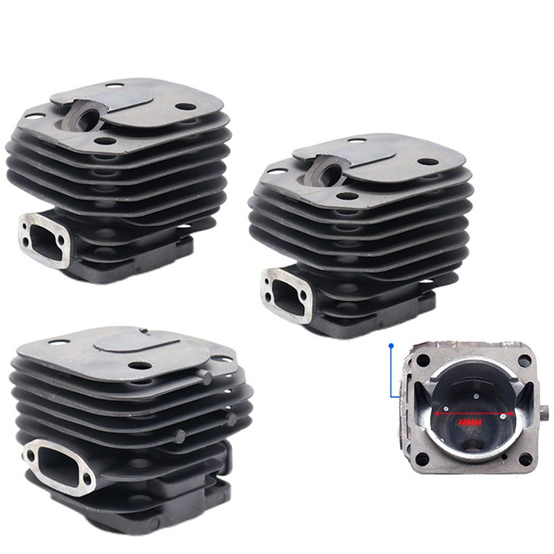 48mm Bore chain saw cylinder assembly 1 ring cylinder set with spare parts