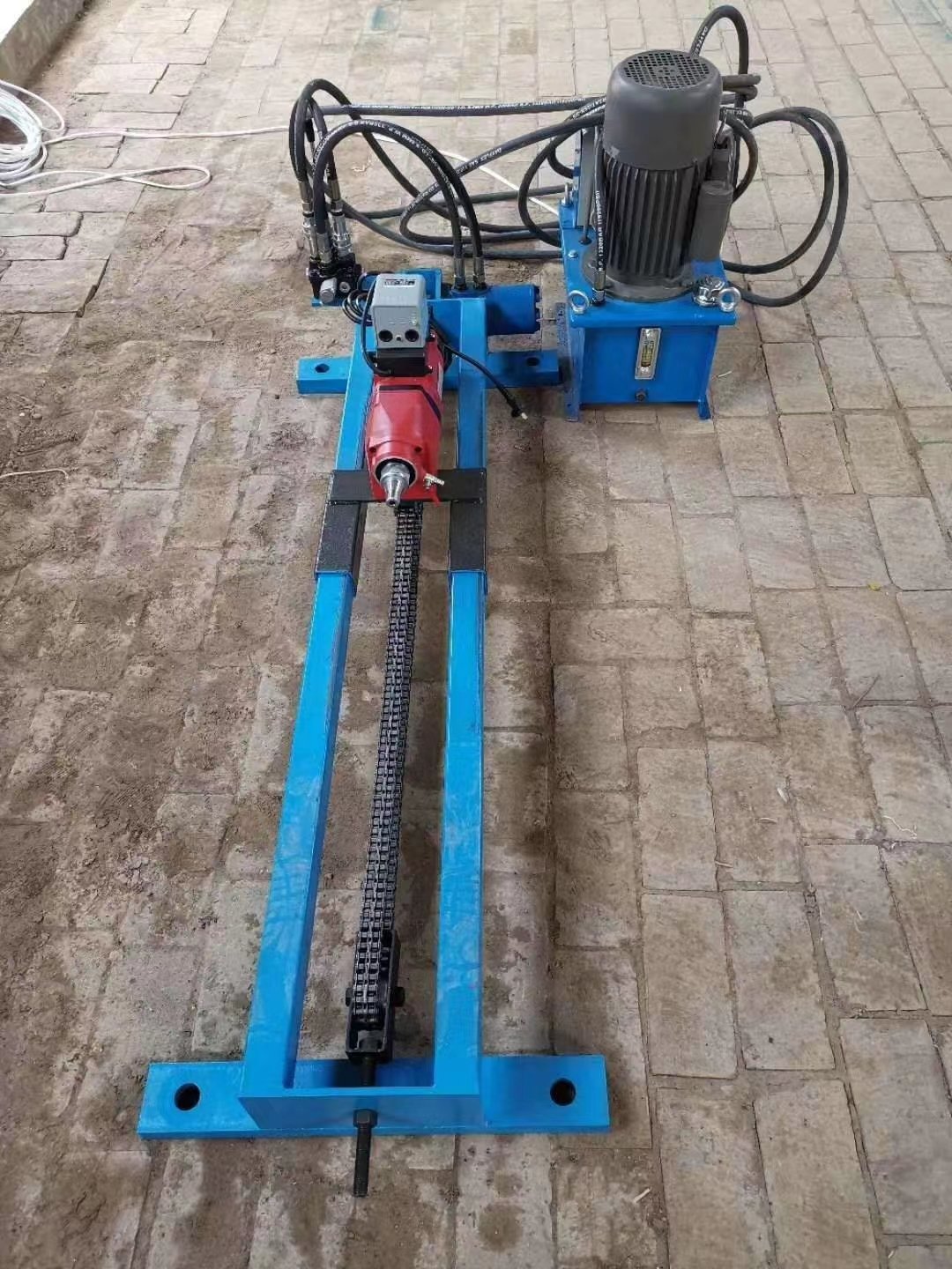 Outdoor Cable and Pipe Laying Drilling Equipment Small Portable Horizontal Directional Drilling Rig