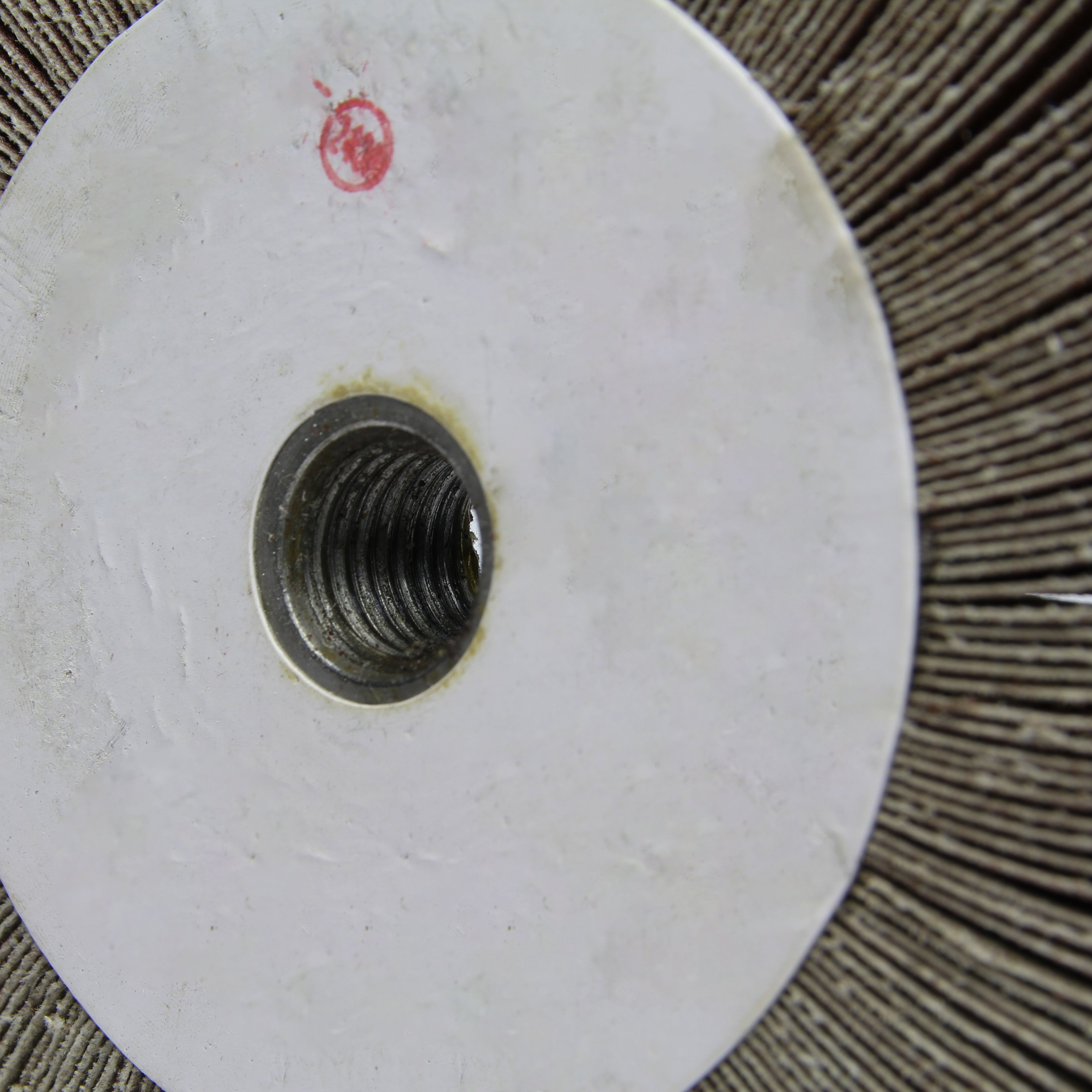 115MM x 20MM M14 Threaded Abrasive Flap Wheel for Metal Polishing