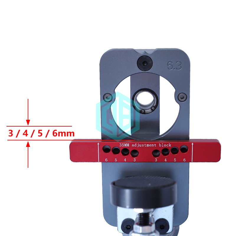 Aluminum Holes Puncher Locator Opener Doors Cabinet DIY Carpenter Tool Woodwork Drilling 35mm Door Hinge Hinge Installation Jig