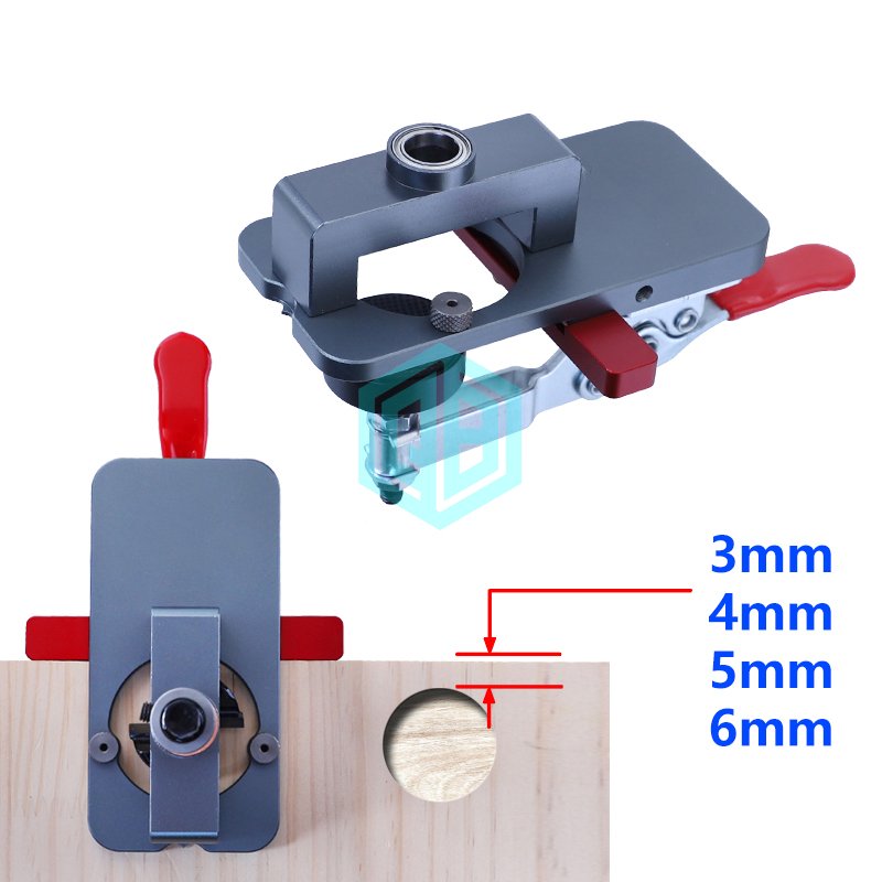 Aluminum Holes Puncher Locator Opener Doors Cabinet DIY Carpenter Tool Woodwork Drilling 35mm Door Hinge Hinge Installation Jig