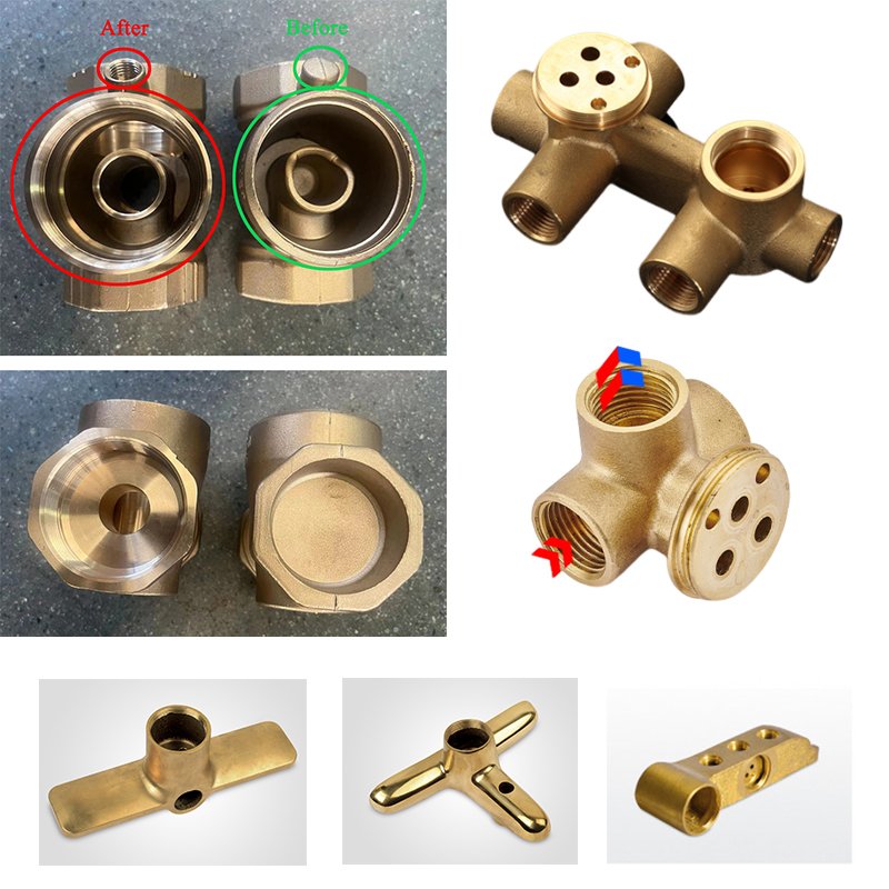 8/10/12 Spindles Combined Drilling Tapping Milling CNC machine For Shower Set Brass Body Upper Return Valve Oil Transfer Pump