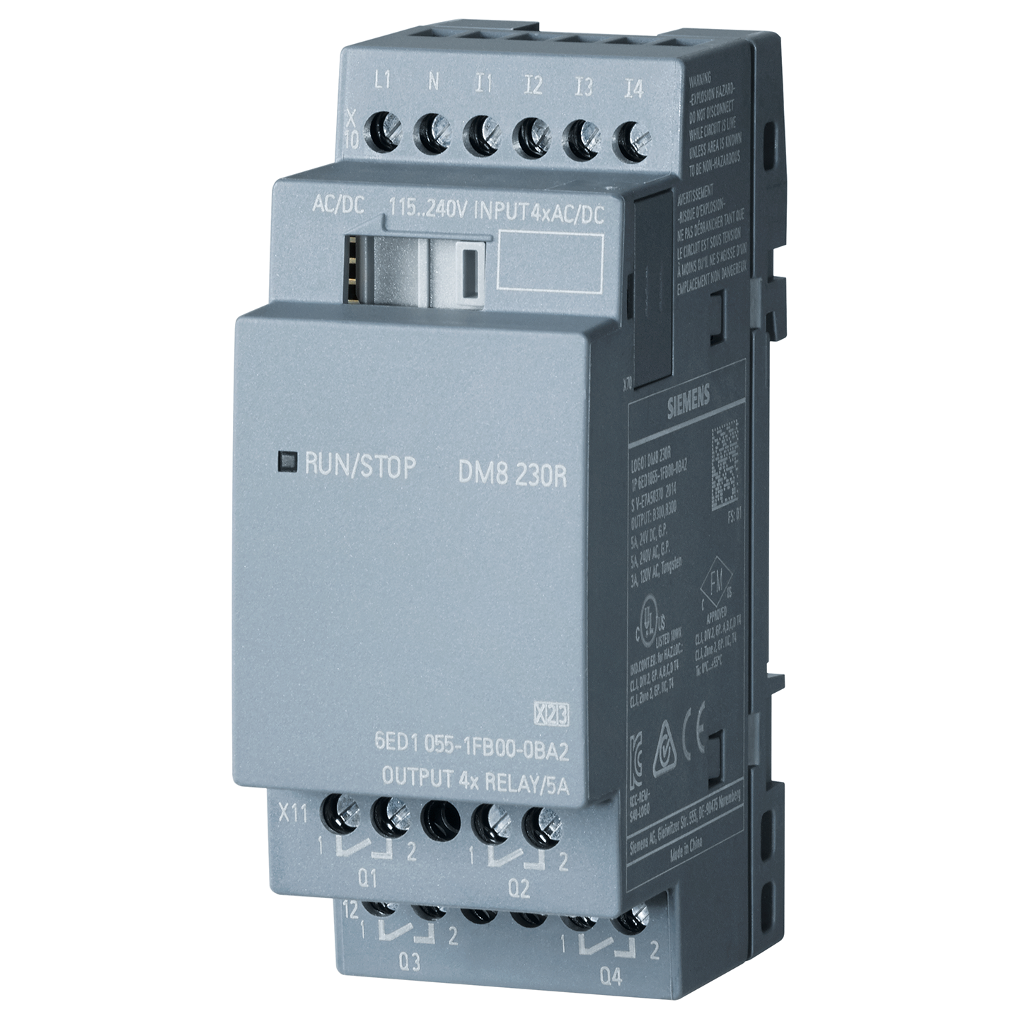 SMTCL Z3050 X16 Radial Drilling Machine Programmed PLC 230RCEo 24RCEO (AC) logic module, DM8 230R DM8 24R expansion module