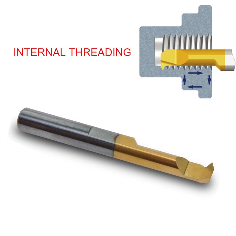CNC Lathe Standard MIR Internal Threading Micro Boring Cutter Bore Machine Turning Tool Tungsten Steel Mini Boring bar