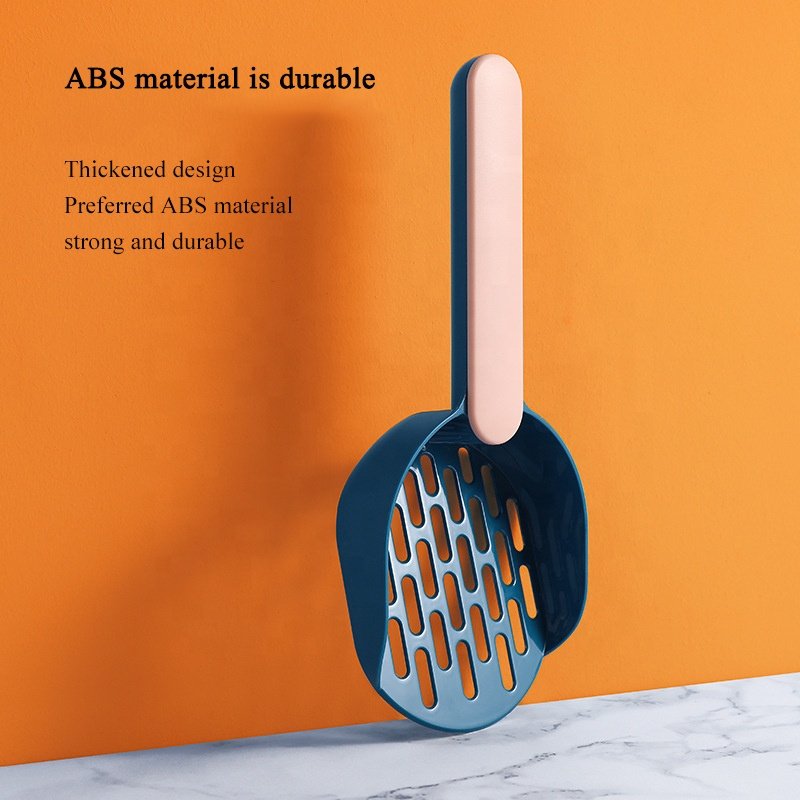 Portable Cats Litter Shovels Sets With Box Logo Pet Cleaning Tool Spoon Kitten Cats Poop Cat Litter Scoops Shovel Set