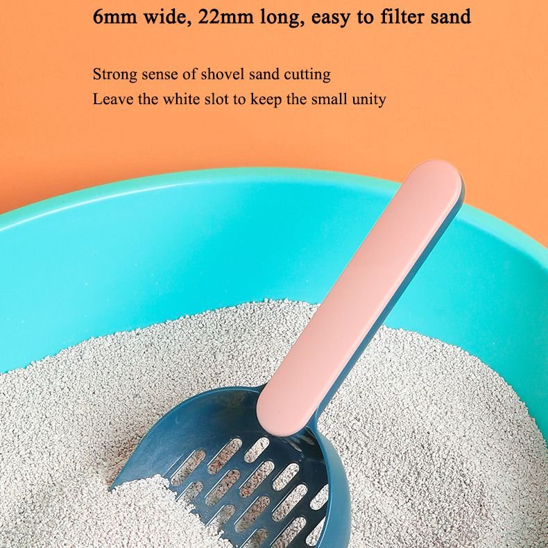 Portable Cats Litter Shovels Sets With Box Logo Pet Cleaning Tool Spoon Kitten Cats Poop Cat Litter Scoops Shovel Set