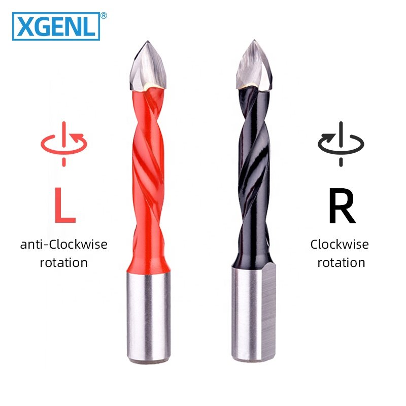 Factory Tungsten Carbide Bits for Cnc Hole Saw Boring Drill Bits V Type Through Hole Drill Woodworking Drilling Tools
