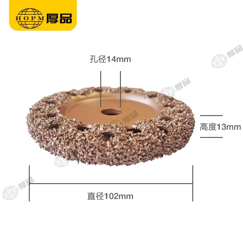 102*13mm Donuts Grinding Wheel Grit 16 Grinding Tools Bore 9/16"(14mm) Tire Repair Tool