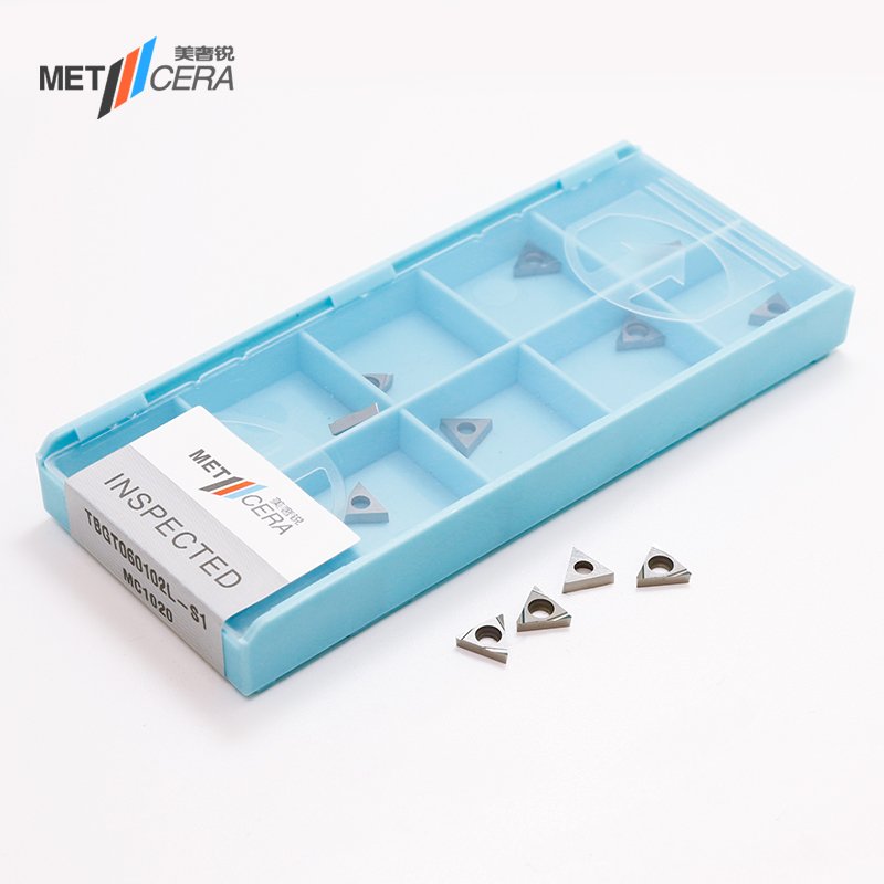 METCERA CNC High Quality Lathe Carbide cermet inserts turning coating inserts TBGT 060102L 060104L-S1 MC1020 Boring blade
