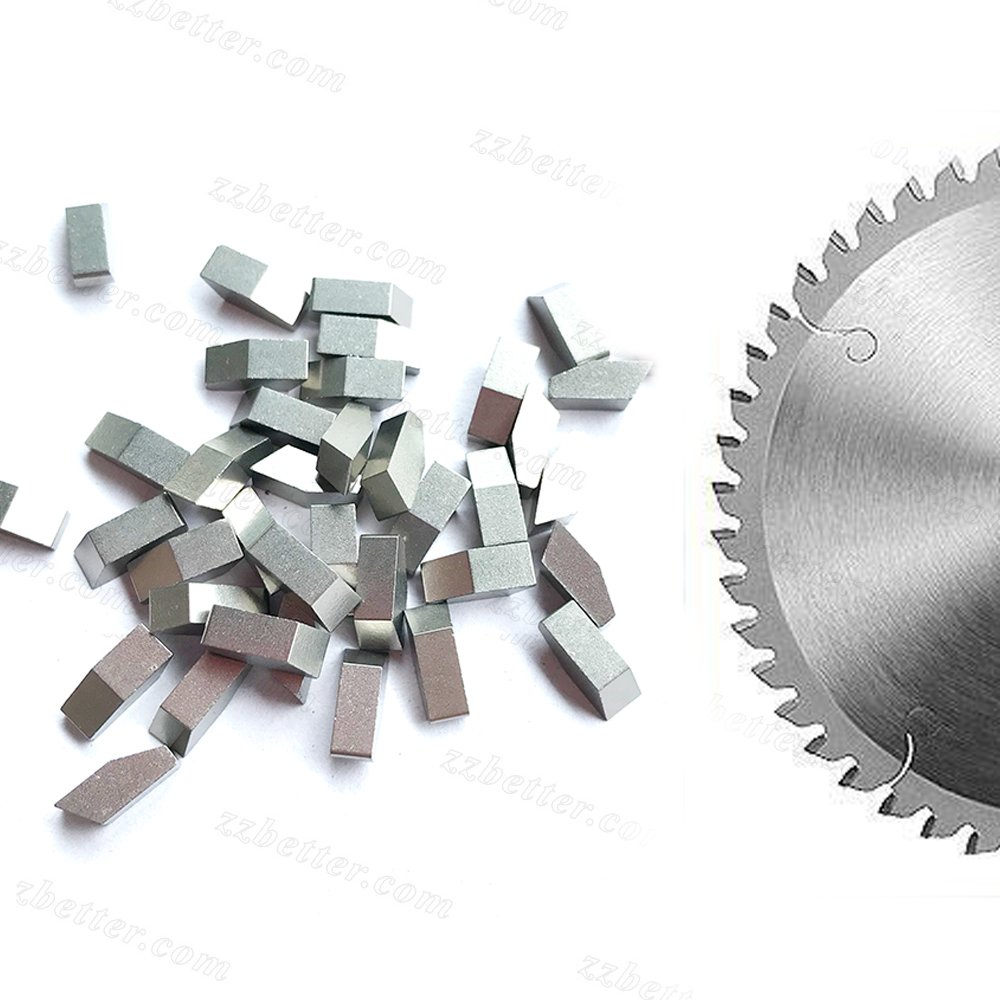 Cutting tool tungsten carbide saw tips for brazing in type C and type D