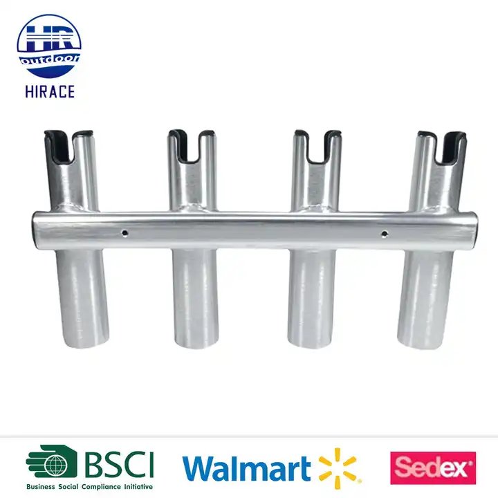 Customized durable function fishing rod holder rack stainless steel boat accessories rod holder