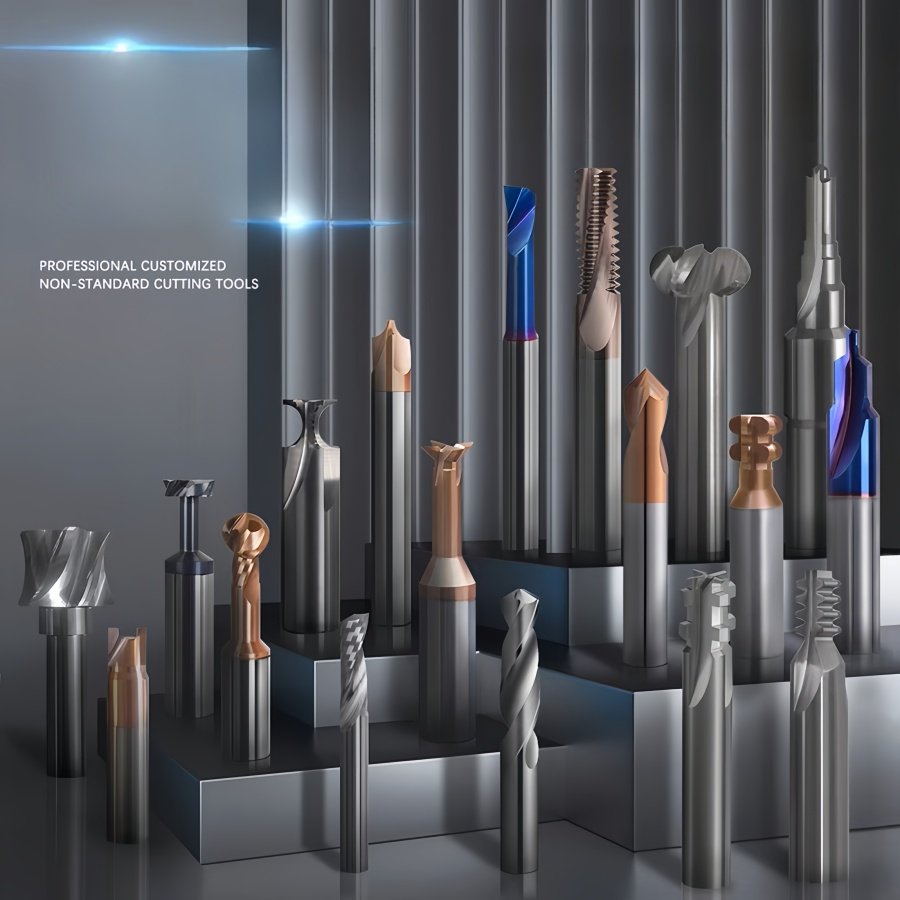 Customized Milling Cutter Forming Cutter Step Drilling Reaming Cutter Tungsten Embedded Milling Tool