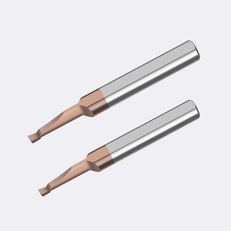 Tungsten steel end groove cutter MVR6 B2.0 extended groove deep carbide tool micro path NC end boring tool