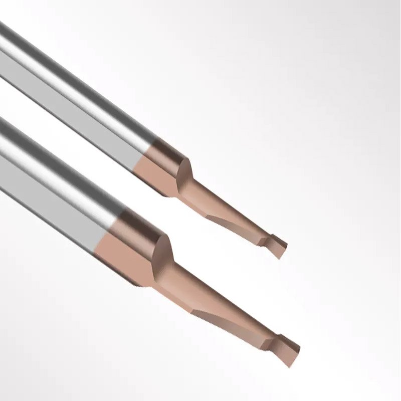 Tungsten steel end groove cutter MVR6 B2.0 extended groove deep carbide tool micro path NC end boring tool