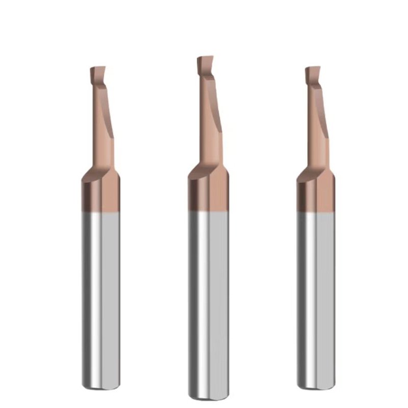 Tungsten steel end groove cutter MVR6 B2.0 extended groove deep carbide tool micro path NC end boring tool