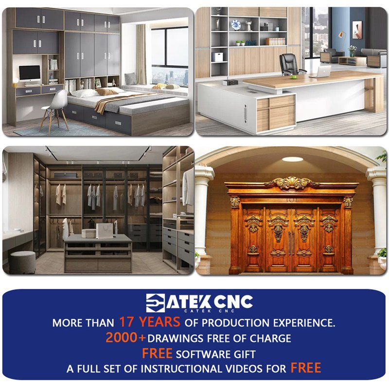 CNC Router 4*8ft 1325 Atc Cnc Wood Router For Mdf Cutting Wooden Furniture Door Making