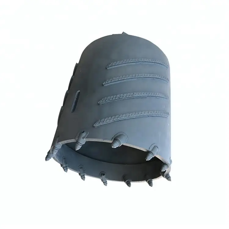 Deep Foundation Piling Tools Rotary Drilling Rig Parts Dirt Belling Auger Earth hole drill bucket core barrels with rock teeth