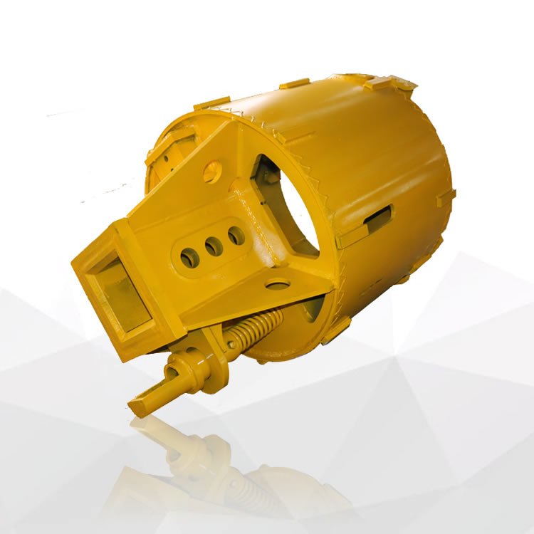 Kelly Box Adapted Bauer 200*200 1200mm Drilling Bucket Drill Bit Cleaning Bucket For Bore Pile Foundation