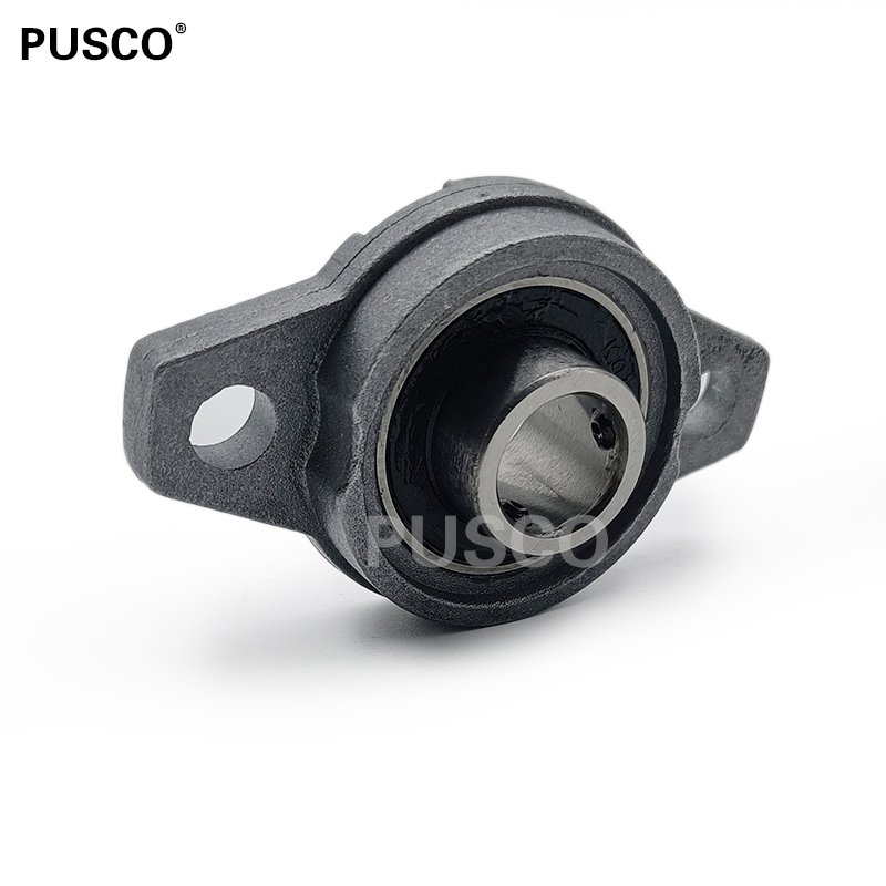 PUSCO KFL Series Bearing Housing Zinc Alloy Diameter 12mm Bore Ball Bearing Pillow Block Mounted Support Bearings KFL001