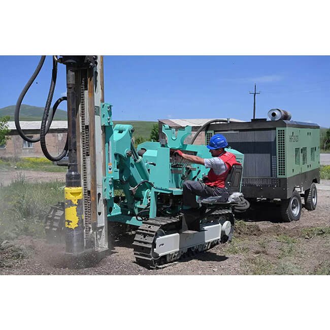 Micro Mobile Bored 300Mm To 500Mm Pile Drilling Rig And Tooling Pilling Drilling Rig Machine