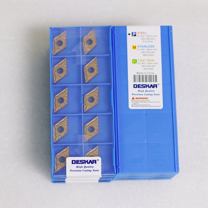 CNC Milling inserts carbide insert VBMT160404 MV LF6018 DNMG150404 TM LF9018 turning insert for DESKAR