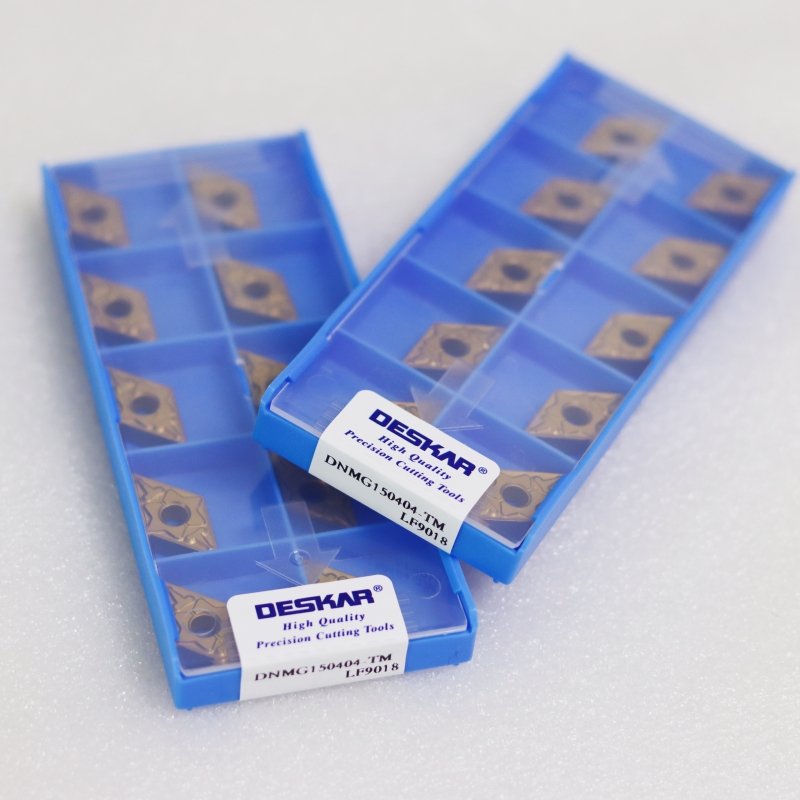 CNC Milling inserts carbide insert VBMT160404 MV LF6018 DNMG150404 TM LF9018 turning insert for DESKAR