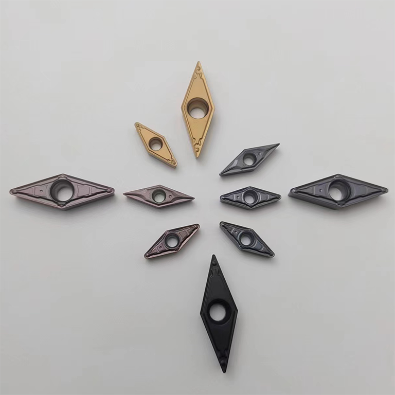 Carbide Inserts VBMT 160404-HTF 160408-HTF Carbide Turning CNC Machine Tools Indexable Cutting Boring Inserts