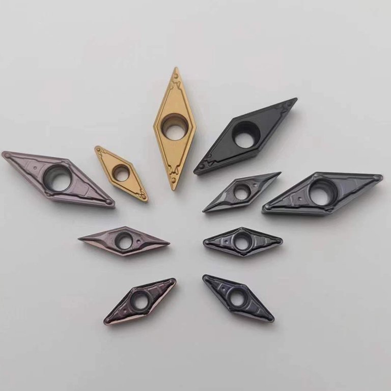 Carbide Inserts VBMT 160404-HTF 160408-HTF Carbide Turning CNC Machine Tools Indexable Cutting Boring Inserts
