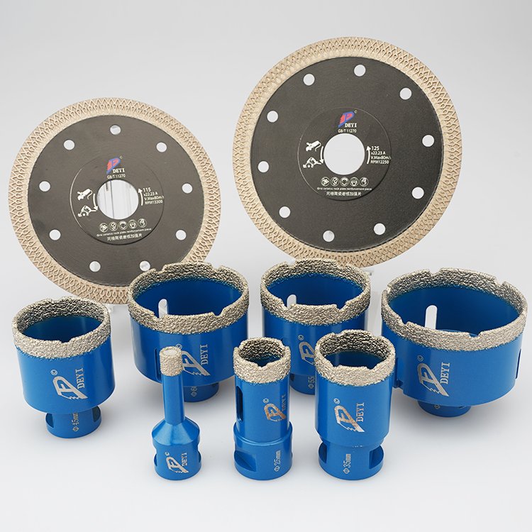 Ceramic Drill Bits Hole Saw Set Tile Drill Bit M14 Brazed Diamond Tools Cutting Bit