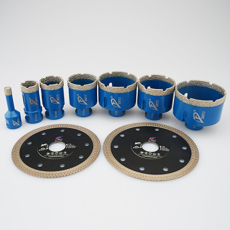 Ceramic Drill Bits Hole Saw Set Tile Drill Bit M14 Brazed Diamond Tools Cutting Bit