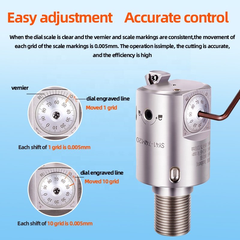 Boring Heads BT40 Boring Tool Lock Tooth Type Bore Holder Boring Head Small Diameter Boring Bar Tool Holder Turning Tool