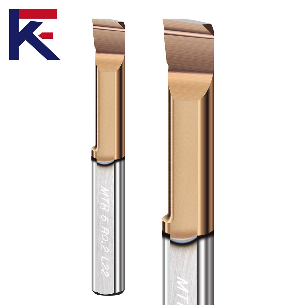 KF Solid Carbide Micro Bore Cutter for Drill Mini Micro Lathe Machining Inner Hole Groove Cutters MTR Boring tool for lathe