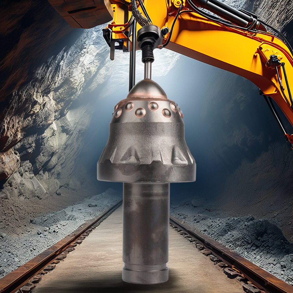 Construction Work's Essential Boring Machine Drill Bit for Well Drilling & Tunnel Engineering in Mining Industries