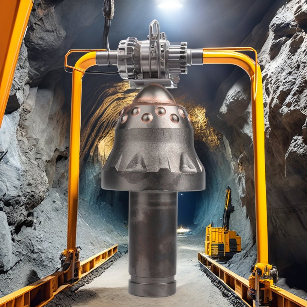 Construction Work's Essential Boring Machine Drill Bit for Well Drilling & Tunnel Engineering in Mining Industries