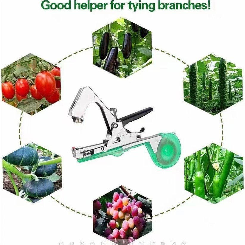 Handheld Plant Gardening Tools Other Tool Grape Tape Branch Vegetable Binding Tapener Tools Automatic Plant Tying Machine