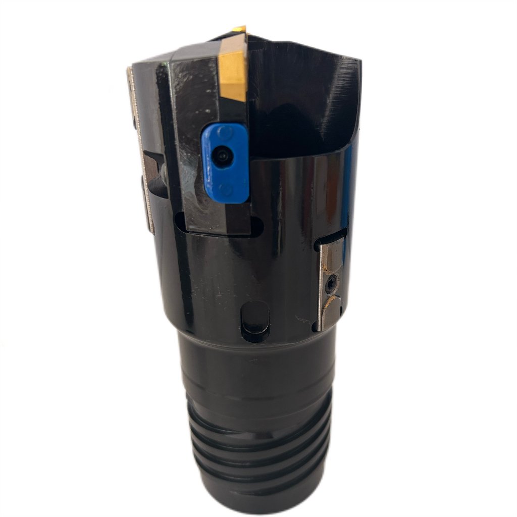 D73mm drill head for BTA drill boring machine with deep hole carbide insert and guide pad