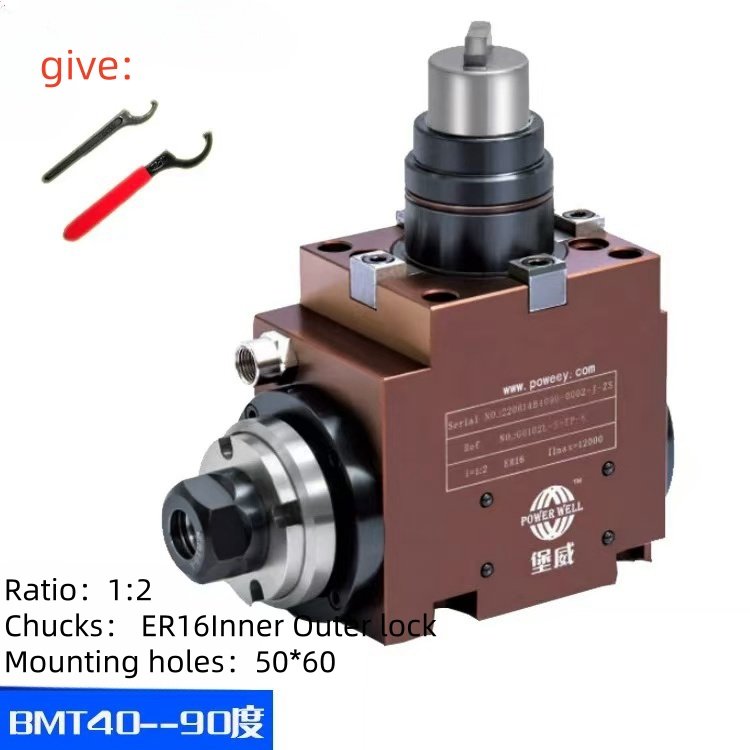 BMT series 90 degree speed increase electric turret for high-quality CNC Turing milling turrets