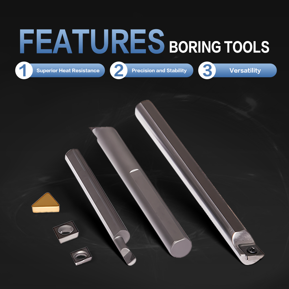 CNC Lathe Cutting Tool Micro Boring Bar Fine Boring Tools for CNC machine for Aluminum and aluminum alloys