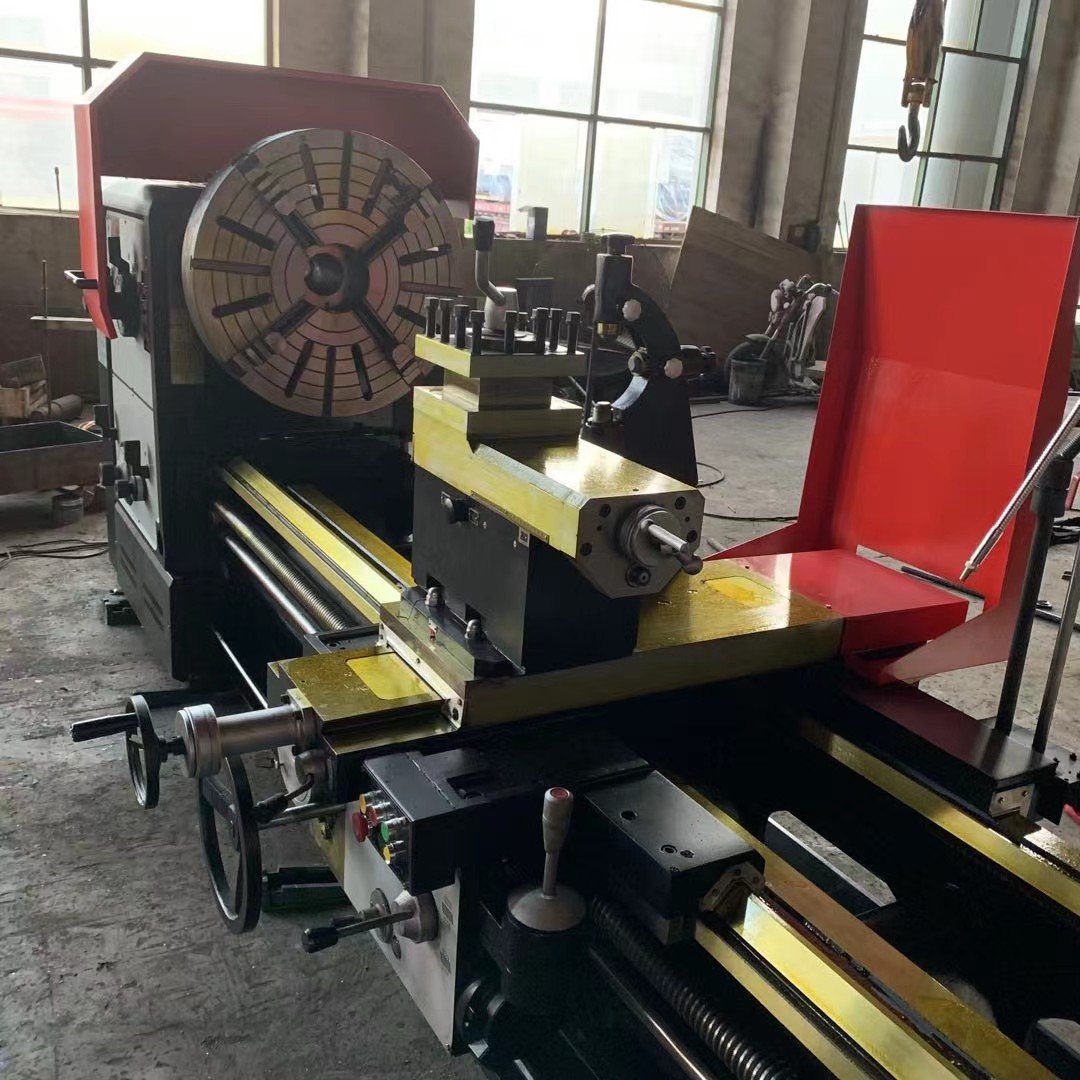 CW61110 horizontal manual universal lathe machine 105mm bore manual lathe machine for steel