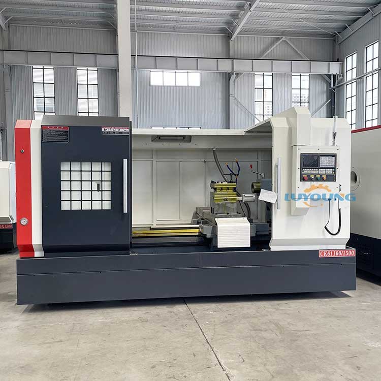 Large Spindle Bore 2000/3000/5000mm GSK Control System Single Spindle CK61100 Heavy Duty Horizontal CNC Lathe Machine