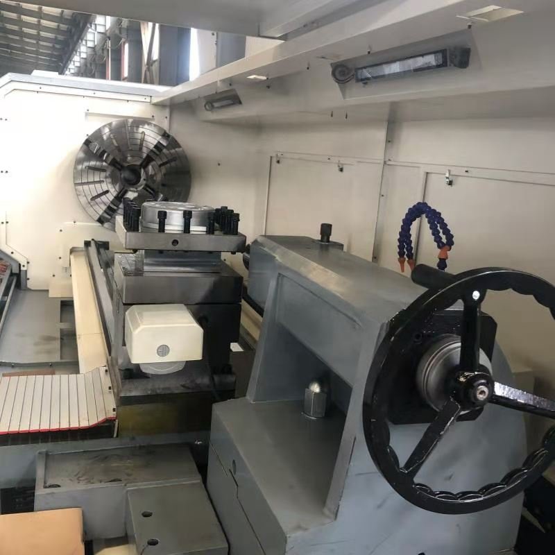 Large Spindle Bore 2000/3000/5000mm GSK Control System Single Spindle CK61100 Heavy Duty Horizontal CNC Lathe Machine