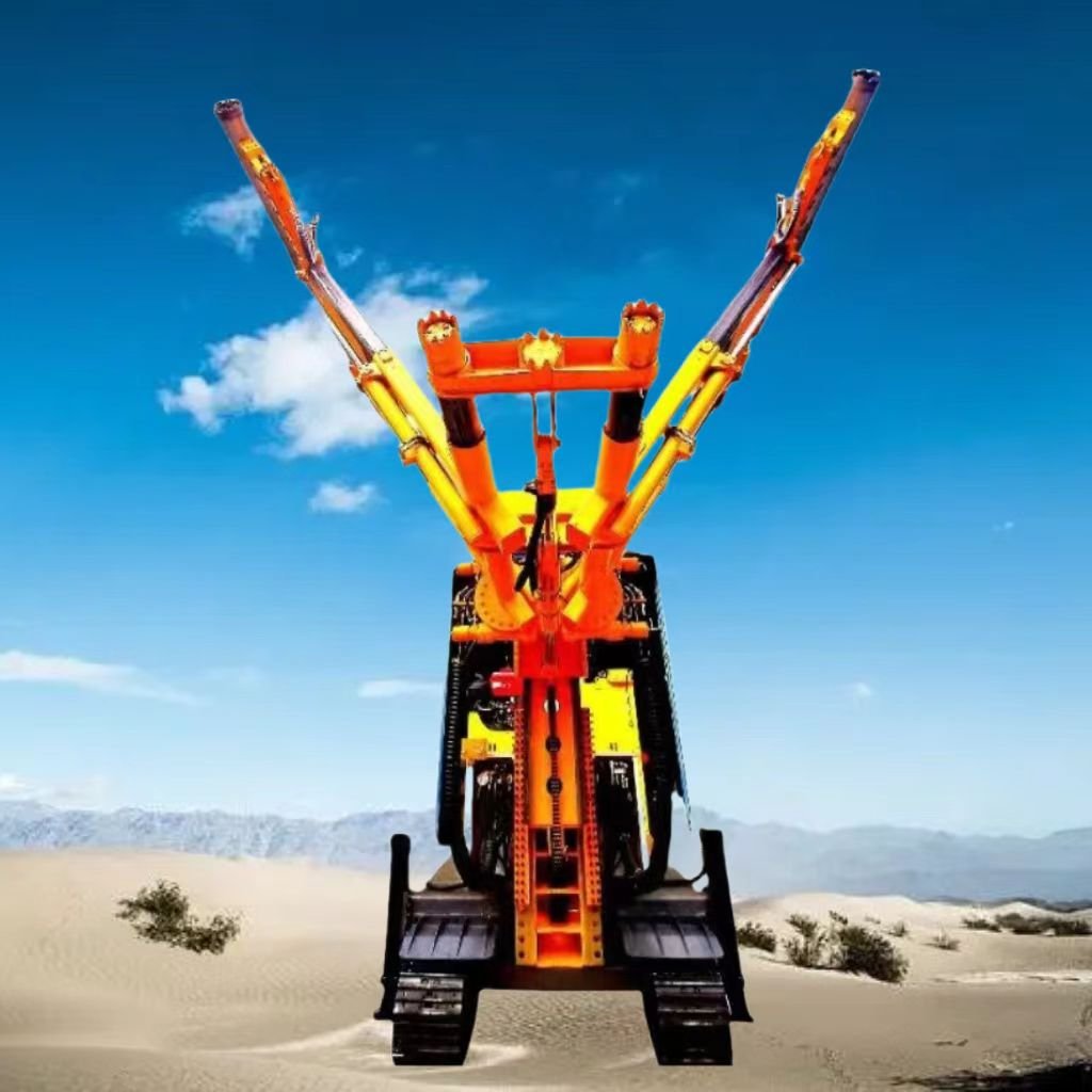 Factory Directly Sell Drill Bore Hydraulic Crawler Borehole Rotary Drilling Rig High Speed Tunnel Boring Machine