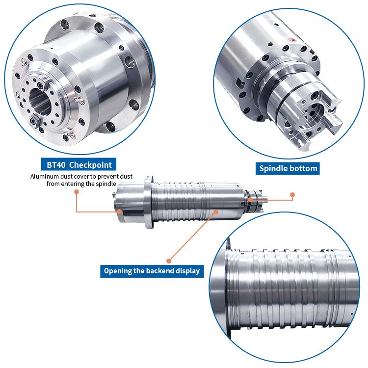 BT40 spindle motor tool change 12000rpm water cooled Oil cooled HTC direct drive Machining center spindle