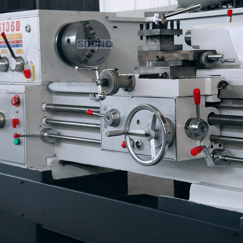High Performance Small Machine Tool Equipment Horizontal Lathe C6136 China Engine Lathe Lathe Machine Spindle Bore