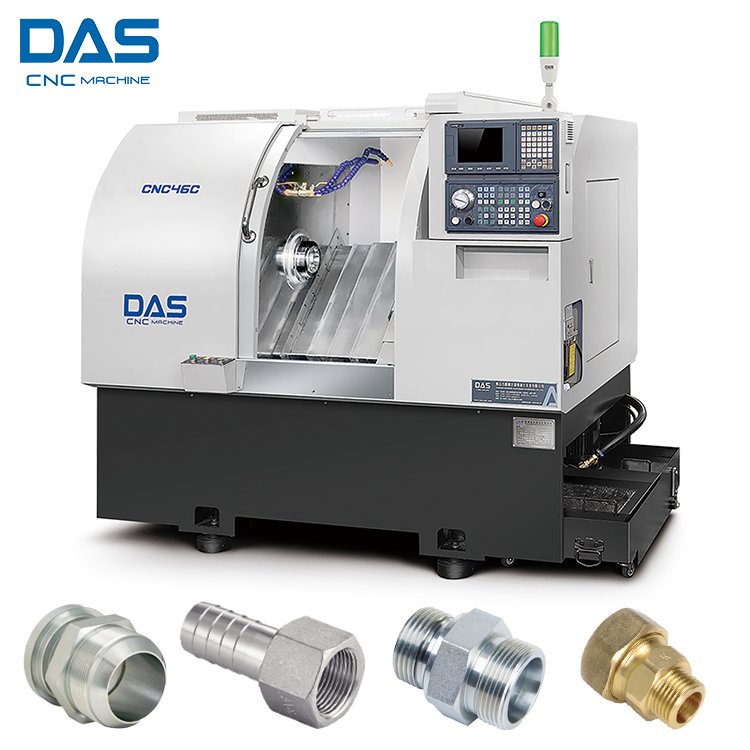 Hot Sale CNC Slant Bed Lathe Machine Single Spindle Automatic 220V Motor Gear Bearing Engine Fanuc/Gsk Control System New Used