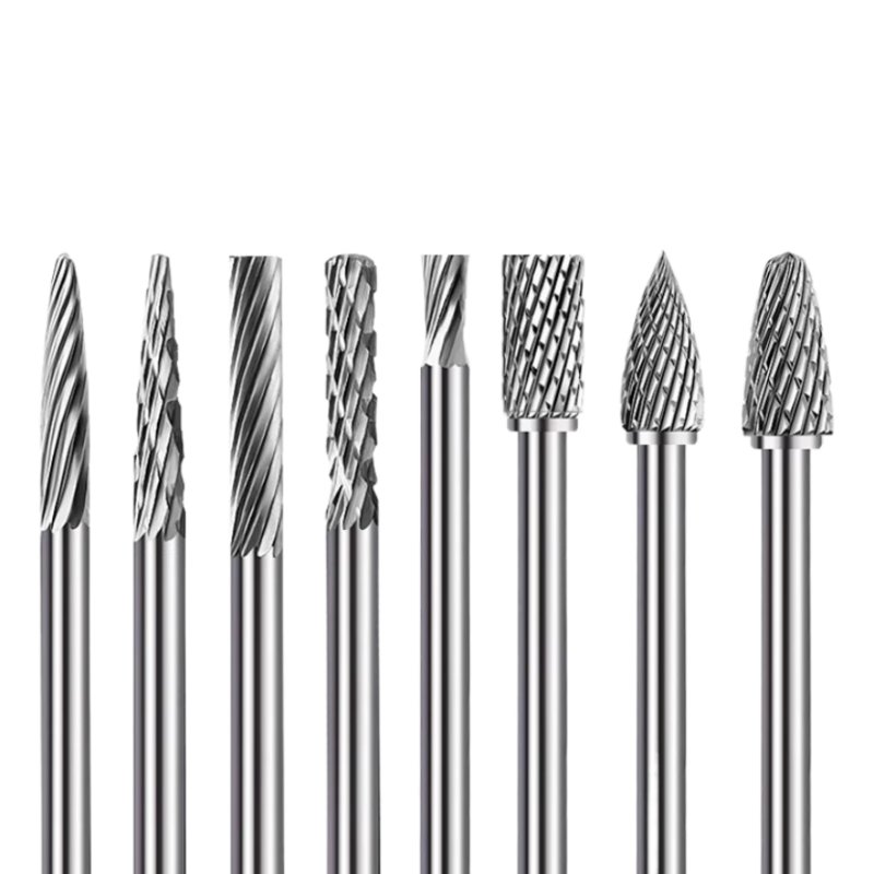Metal Wood Carving Wood Metal Cutting Hardware Tools Grinding Drill Bit Set Carbide Tungsten Steel Grinding Heads Set